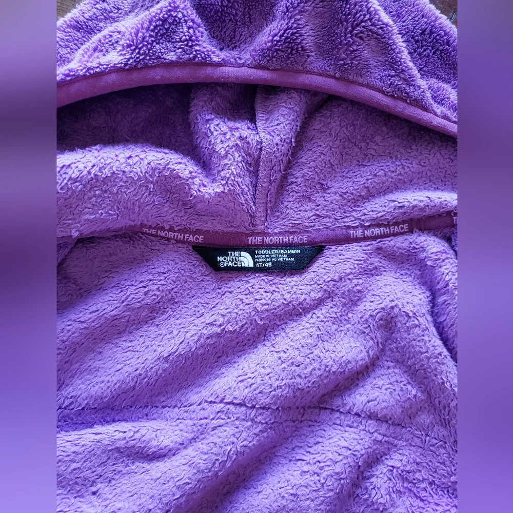 The North Face Kids Lavender Plush Hooded Puffer Jacket